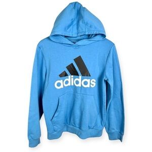 Adidas Kids Blue Fleece Hoodie